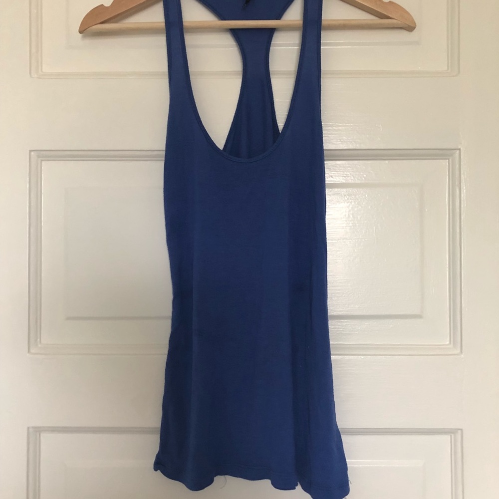 Blue Racerback Tank